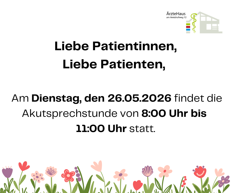Wir haben am Dienstag, 31.03.2026 ab 16 Uhr, aufgrund der Quartalsabrechnung geschlossen.