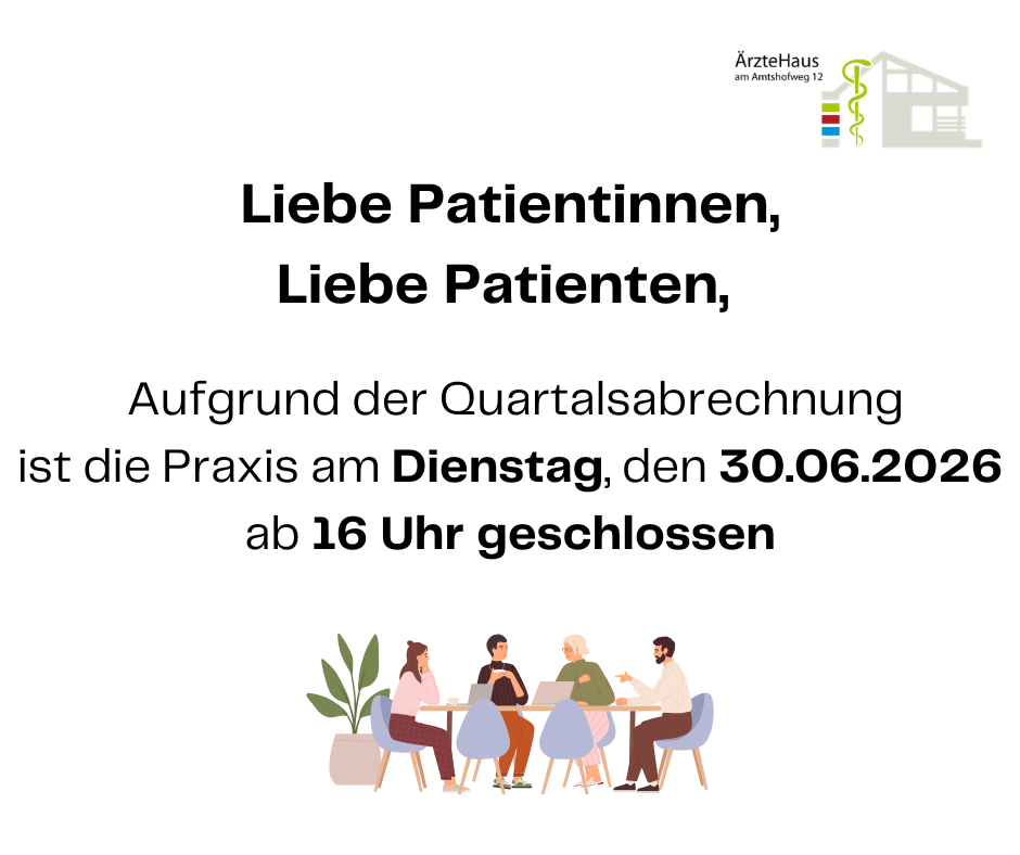 Am 30. Juni schließen wir bereits um 16.00 Uhr.