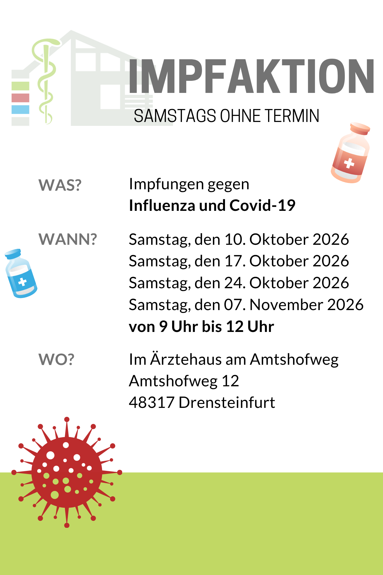 Impfsamstage Impfsamstage Herbst 2026